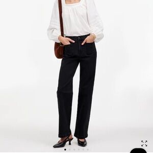 Madewell Emmett Wide-Leg Full Length Jean: Patch Pocket Edition
